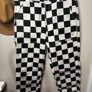 P&Co straight leg checkered pants 304 service fatigue